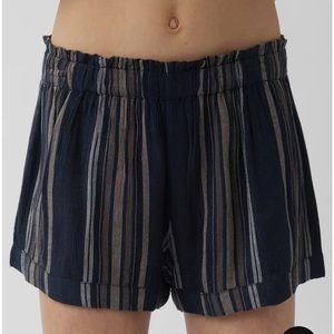 NWT O’Neill Girls Tia Striped Soft Woven Short